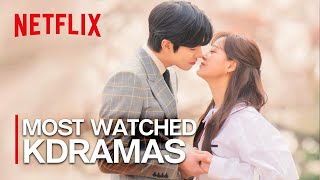 Top 14 Most Watched KDramas on Netflix Ft HappySqueak [upl. by Errecart]