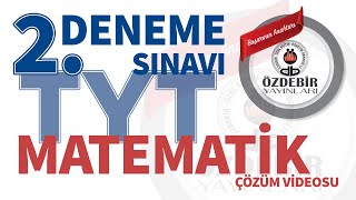 ARALIK 2023  TYT 2 DENEME SINAVI MATEMATİK ÇÖZÜM VİDEOLARI [upl. by Forster]