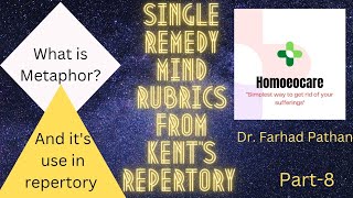 Single remedy mind rubrics from Kents repertory part8mind rubrics [upl. by Adnoryt676]