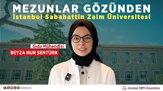 Mezunlarımızdan Gıda Mühendisi Beyza Nur Şentürk İZÜ hakkında deneyimlerini paylaştı [upl. by Castle667]