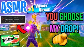 ASMR Fortnite 😴 Landing At Your Favorite Spot Relaxing Gum Chewing 🎮🎧 Controller Sounds  Whispers💤 [upl. by Meagher]