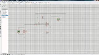 Simulación de un circuito con amplificador operacional Proteus [upl. by Sprage]