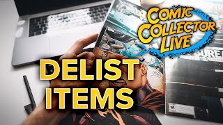 Comic Collector Live Sellers Guide  Delisting Items [upl. by Batory132]