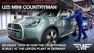 First Look at the 2025 MINI Countryman Production at the Leipzig Plant in Germany [upl. by Aitnecserc]