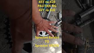 BEST SPROCKET COMBINATION MALAKAS SA PATAG AT PAAHON marianobrothersmototv sprocketcombination [upl. by Stead]