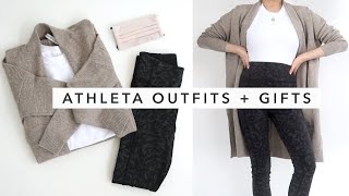 ATHLETA Outfits  Holiday Gift Ideas  Athleta Try On Haul 2020  Miss Louie [upl. by Eilrak]