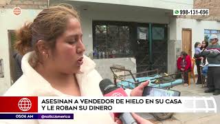 Asesinan a vendedor de hielo en su casa y le roban sus ahorros [upl. by Celia]