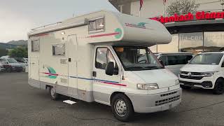 Fiat Ducato 128PS 28 Liter TurboDiesel ADRIA Adriatik 660 DP Alkoven 1Hand frisch ab MFK 92023 [upl. by Nilyac]