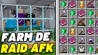 Como fazer FARM de PILLAGER AFK FÃCIL no MINECRAFT BEDROCK 120 MCPE Playstation XBOX PC [upl. by Pappano]