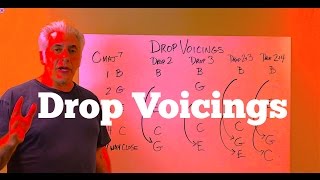 Music Theory  Drop Voicings [upl. by Anuait]