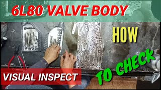 HOW TO CHECK VALVE BODY 6L80 TRANSMISSION CHONG JUNREY TV [upl. by Ykcul]