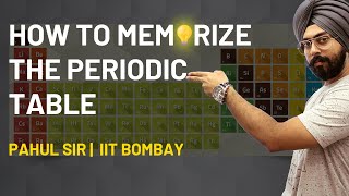 How to Memorize The Periodic Table  How to remember Periodic Table Tricks  JEE amp NEET  Pahul Sir [upl. by Roseanna]