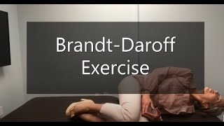 BrandtDaroff Exercise [upl. by Aicilev]