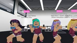 Roblox Coreodance JEIN Cómeme el donut Jirafa Rey ftLa Pili [upl. by Valle]