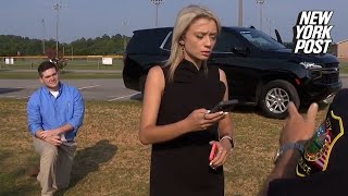 Reporter rushes to cover ‘breaking’ story finds boyfriend proposing on one knee [upl. by Rivkah]