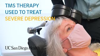 TMS Therapy Used to Treat Severe Depression  UC San Diego Health [upl. by Cavil372]