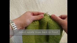 The Purl Stitch  Knitting Lesson 7 [upl. by Nivad]