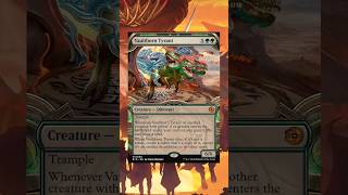 NEW DINOSAUR JUST DROPPED  Vaultborn Tyrant mtg edh magicthegathering commander [upl. by Yrakaz]