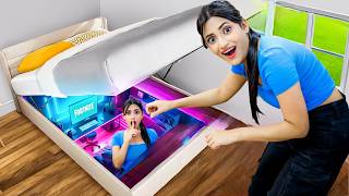 I Build A Hidden SECRET ROOM In My House 🏡🤫  gone wrong 😭  SAMREEN ALI [upl. by Ikiv]