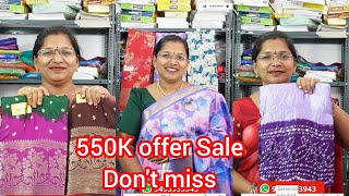 ✨✨5 offer on Pattu Collection  New Trending Saree Collection ✨✨ wwwmaniblousemarketin [upl. by Aivila496]