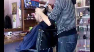 saaide chatouiller chez le coiffeur komiofla tazmalt bejaia alger [upl. by Naujet389]