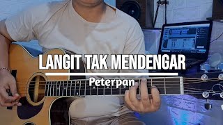 Langit Tak Mendengar  Peterpan  Acoustic Guitar Instrumental Cover [upl. by Naerad]