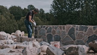 Making Zero Concrete Stone Foundation [upl. by Ferd]