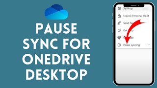 How to Pause Sync For OneDrive Desktop 2024  OneDrive Tutorial [upl. by Nnaeitak154]