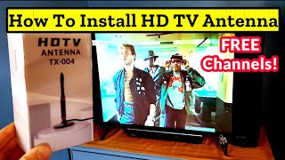 How To Add Install Setup 4K HD TV Antenna for FREE Live Local Channels on Samsung Smart TV 📺 [upl. by Nnoved173]