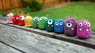 Crochet Amigurumi Baby Monsters with CraftyisCool  Magic Ring tutorial [upl. by Darrick201]