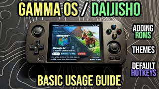 Gamma OS  Daijisho  Basic Usage Guide  RG405M [upl. by Fairman656]