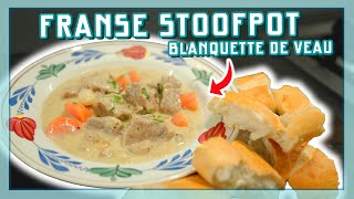 FRANSE STOOFVLEES KLASSIEKER BLANQUETTE DE VEAU  EtenmetNick  How to [upl. by Manon677]