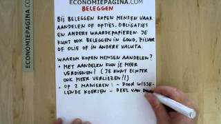 Beleggen Economiepaginacom [upl. by Ellevart]