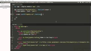 AngularJS Tutorial  ScopeWatch [upl. by Fulcher]