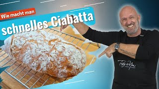 Wie macht man Ciabatta Rezept  einfach amp lecker zu Haus [upl. by Ryan]