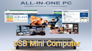 USB Mini ComputerMLLSE Mini PC M2 Air Intel Gemini [upl. by Loralie]