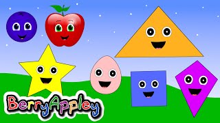 Shapes Song for Kids  Learn Shapes  Hide and Seek  Part 1 [upl. by Bland235]