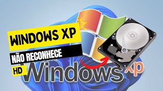 Windows XP não reconhece hd [upl. by Yanrahc]