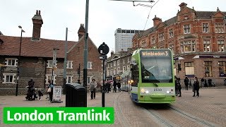 London Tramlink in Croydon [upl. by Kowatch]