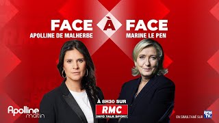 🔴 DIRECT  Lintégrale de linterview de Marine Le Pen députée réélue Rassemblement National du [upl. by Mandie]