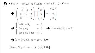 Exercice sur la réduction dendomorphisme [upl. by Nilreb]