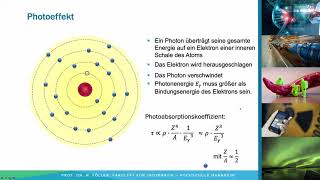 Strahlenphysik 7 Wechselwirkung von Teilchen mit Materie [upl. by Sinclair493]