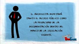 CODIGO DE ETICA DEL ARCHIVISTA [upl. by Higbee]