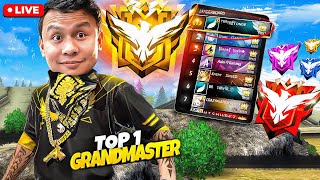 80000 Rank Score 😱 Top 1 Live Push with V Badge Youtubers ✌ freefire live tondegamer [upl. by Dyraj]