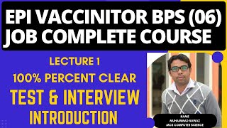 Vaccinator Interview Questions amp Written Test  Epi Vaccinator Job Complete Course NTS amp STS [upl. by Ollehto]