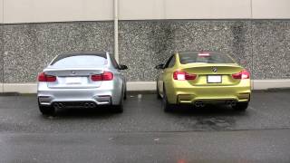 F82 M4 Eisenmann Exhaust vs F80 M3 Exhaust Flap Mod [upl. by Notnilk]