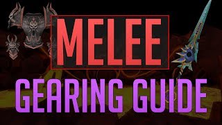 Indepth Melee Gearing guide  Runescape 3 [upl. by Inihor]