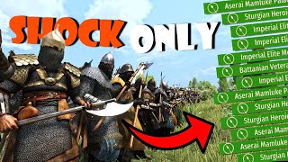 ONLY SHOCK INFANTRY Playthrough in BANNERLORD [upl. by Dianuj]