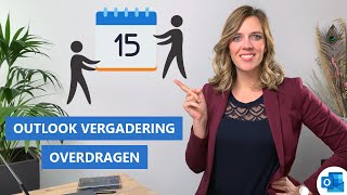 Hoe kan je in Outlook een vergadering overdragen  Slimmer werken tip Outlook [upl. by Margarette298]