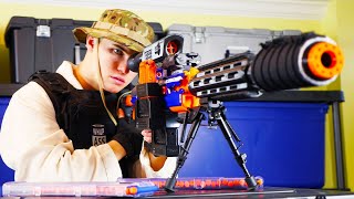 Nerf War Brother Vs Brother 1 [upl. by Reffineg89]